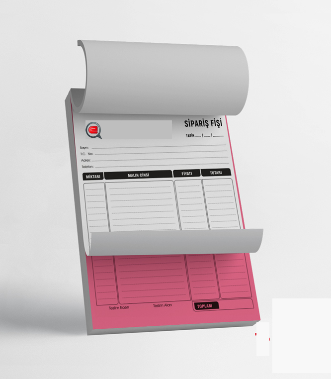 Sipariş Fişi / Makbuz